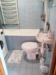 Cozy 1-bdrm apt in Dubec, ideal for work or study的一间浴室
