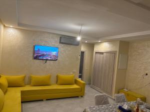 Posezení v ubytování Superbe appartement bord de mer