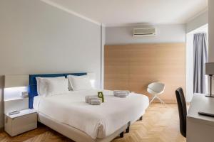 Кровать или кровати в номере B&B Hotels Park Hotel Suisse Santa Margherita Ligure