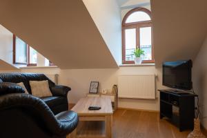Posedenie v ubytovaní Zlatý Pelikán Apartments