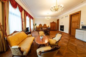 Posedenie v ubytovaní Zlatý Pelikán Apartments