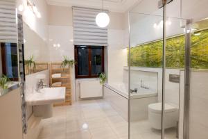 Kúpeľňa v ubytovaní Zlatý Pelikán Apartments