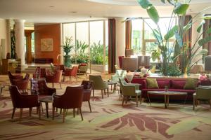 Uma área de estar em Hotel Dos Templarios