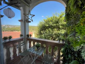 a view from the balcony of a house at Apartament de la Madrona 1st floor Easy street parking in Tarragona