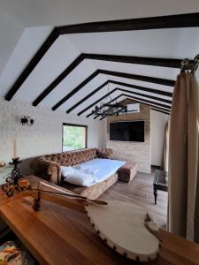 Postel nebo postele na pokoji v ubytování La Villa Casa