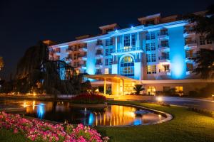 O edifício em que o hotel se localiza