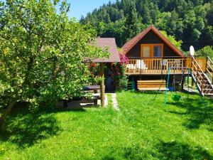 Zahrada ubytování Drevenica Alica Hronec Nízke Tatry