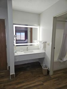 Koupelna v ubytování Hotel Zyva