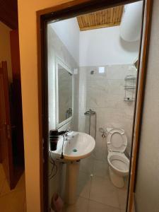 Koupelna v ubytování Guesthouse Klajd