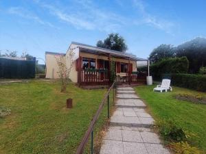 Zahrada ubytování Le chalet du lilas