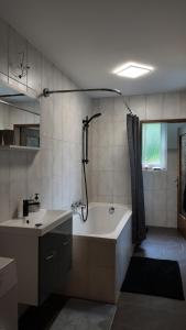 Koupelna v ubytování Wohnung pascal