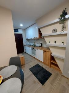 Kuchyňa alebo kuchynka v ubytovaní Apartman Davidovic MD 1 Divcibare