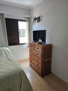 TV a/nebo společenská místnost v ubytování Apartamento Inteiro Rodeio Jaguariúna com 2 quartos