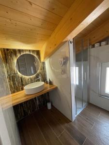 Koupelna v ubytování B&B Villa Pignataro