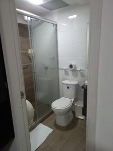 Koupelna v ubytování Hotel Napolitano