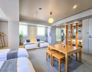 Posezení v ubytování STAY ARI Apartment Hotel Shinjuku-Takadanobaba