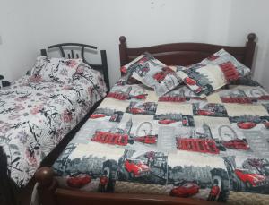 Postel nebo postele na pokoji v ubytování Habitación para viajeros el dorado