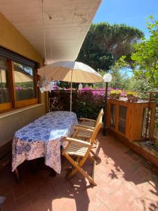 Balkon lub taras w obiekcie ARGENTARIO… tutto da scoprire