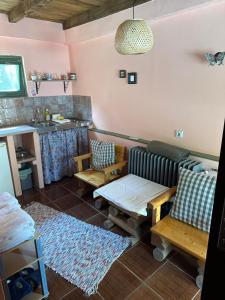 Zona de estar de Guest house Pikec