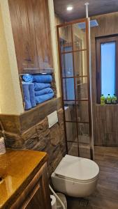 Koupelna v ubytování Nea Mesemvria Boutique