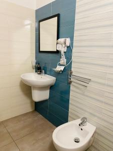Koupelna v ubytování B&B Le Grazie