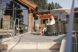 A patio or other outdoor area at Hotel Annelies
