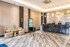 Vstupní hala nebo recepce v ubytování Bole Jing Pin Hotel + 37 fotografií