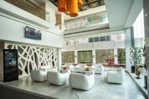 Posezení v ubytování Hotel Oxina Lygon
