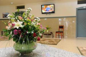 TV a/nebo společenská místnost v ubytování Byblos Comfort Hotel