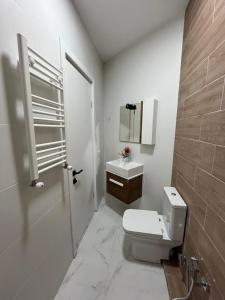 Koupelna v ubytování Labu Hotel