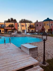 Bazén v ubytování Vitalpension Bad Blumau - ADULTS ONLY nebo v jeho okolí