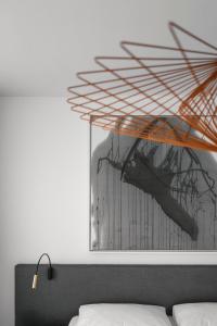 Postel nebo postele na pokoji v ubytování Lendhotel