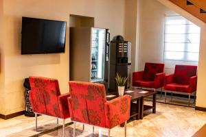 Posezení v ubytování Hotel Philadelfia
