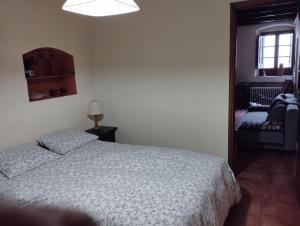Postel nebo postele na pokoji v ubytování Llar compartida El Tupí