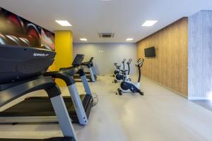 Fitness centrum a/nebo fitness zařízení v ubytování BHomy Se - Suite a 7min a pe do metro Se SSM1