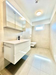 Koupelna v ubytování Stylische Wohnung mit Balkon