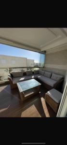 Χώρος καθιστικού στο Appartement ola blanca 2, bord de mer