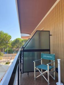 A balcony or terrace at Hotel Astoria