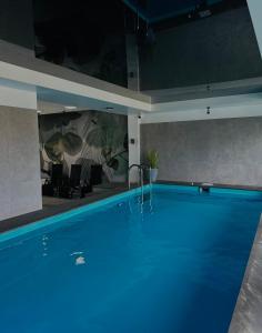 Leśne Wzgórze Apartamenty内部或周边的泳池