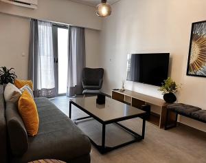 TV a/nebo společenská místnost v ubytování Casa Bini