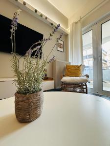 Posezení v ubytování Natassa's Apartment