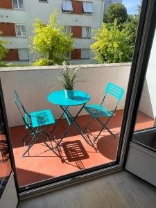 Balkoni atau teres di Studio confortable proche Disneyland Paris, 34 m², balcon +9 gambar