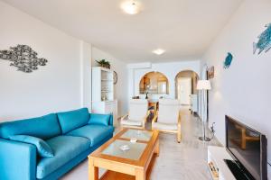 Ruang duduk di Strand Appartement Torrox Costa Td02