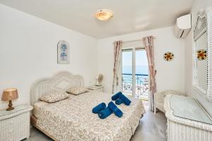Katil atau katil-katil dalam bilik di Strand Appartement Torrox Costa Td02