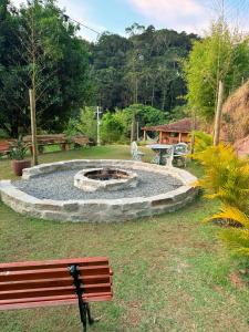 Ein Garten an der Unterkunft Pousada Shangri-lá