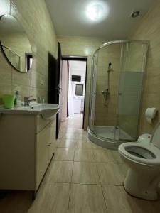 Koupelna v ubytování Elegance