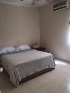 a bedroom with a large bed in a room at Town House, ideal para relajarse in Playa del Carmen