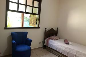 Katil atau katil-katil dalam bilik di Sitio com Piscina AQUECIDa e 5 quartos c/ suíte!