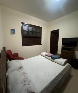 Katil atau katil-katil dalam bilik di Sitio com Piscina AQUECIDa e 5 quartos c/ suíte!
