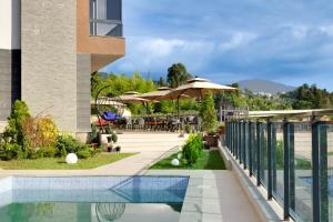 Bazén v ubytování Sun Wine Hotel nebo v jeho okolí
